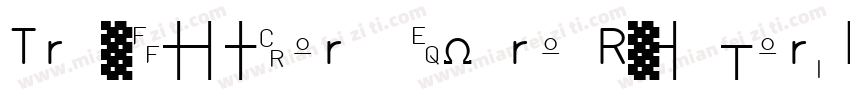 TrueLogoMaru Extra Regular字体转换